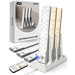 EZVALO Under Cabinet Lighting with Charging Station, Motion Sensor Lights $29.89
