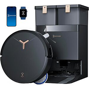 ECOVACS DEEBOT T50 MAX PRO Omni Robot Vacuum & Mop w/ Self-Empty Dock $359 + Free Shipping