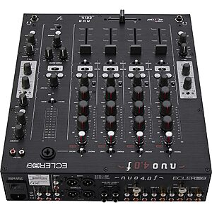 ECLER NUO4.0F (Black) Analog DJ Mixer 4Ch Ecler $991.43