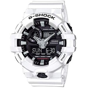 Casio G-Shock Analog-Digital Men's Watch (GA-700-7ACR, White) $99.00 + Free Shipping