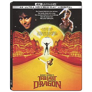 Berry Gordy’s The Last Dragon 4K Ultra HD SteelBook (4K Ultra HD + Blu-ray + Digital) $16.59 Amazon.com