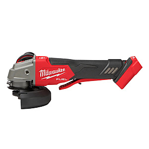Milwaukee Tool 2880-20 Angle Grinder 4-1/2 in / 5 in Wheel 8500 RPM Paddle Switch 18 V $115