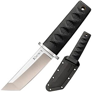 $16.49* | Cold Steel Kyoto 3.25" 8Cr13MoV Steel Tanto Fixed Blade Utility Knife w/ Sheath at Amazon