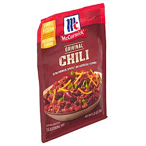 [S&S] 24 Pack 1.25 Oz McCormick Original Chili Seasoning Mix $15.67 + Free S&H w/ Prime or $35+