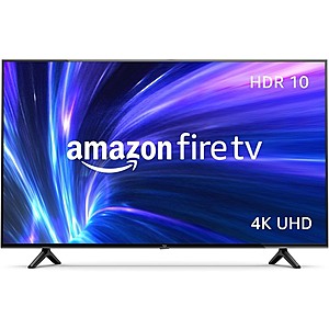 43" $170, 50" $200, 55" $230 FS PRIME WOOT (NEW) Amazon Fire TV 4-Series 4K UHD smart TV with Alexa Voice Remote