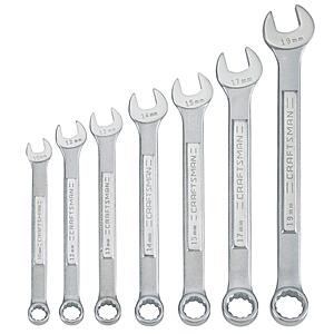 7-Piece CRAFTSMAN Combination Wrench Set, Metric (CMMT87015) $19.98 + Free S&H w/ Prime or $35+
