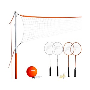 $25 FS WOOT PRIME Franklin Sports Starter Volleyball Badminton Combo Set