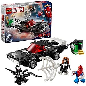 $20.99** | 254-Piece LEGO Marvel Super Heroes: Spider-Man - Spider-Man vs. Venom Muscle Car (76309, 2025) at Amazon