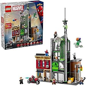 $97.99 | 808-Piece LEGO Marvel Super Heroes: Spider-Man - Spider-Man vs. Oscorp (76324, 2025) at Amazon