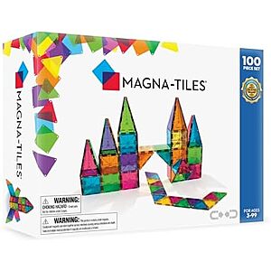$83.99* | 100-Piece MAGNA-TILES Classic Magnetic Construction Set at Amazon