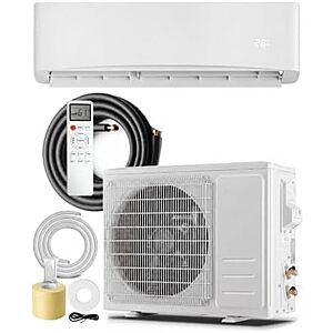$357.20* | Garvee 9000 BTU 230v Mini Split Ductless AC/Heating System (17 SEER2, 450 sq ft.) at Amazon