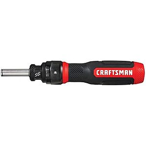 $14.99* | 15-Piece Craftsman SpeedDrive Ratcheting Multi-Bit Screwdriver Set at Amazon