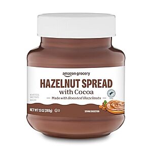 [SnS] $1.58 | 13-Oz Amazon Grocery Hazelnut Spread With Cocoa at Amazon