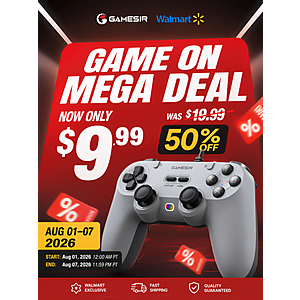 $9.99 | GameSir Tegenaria Lite Wired Game Controller For Switch, Switch2, Android, iOS, PC