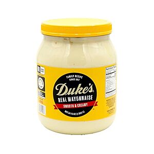 [SnS] $5.97 | 64-Oz DUKE'S Real Mayonnaise Jar at Amazon
