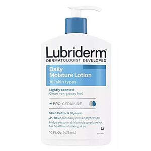 [SnS, AC] $4.59* | 16-Oz Lubriderm Daily Moisture Hydrating Body & Hand Lotion w/ Vitamin B5 at Amazon