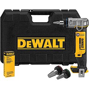 DEWALT 20V MAX 1" Pex Expander (Tool Only) $299 + Free S&H