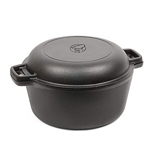 5-Qt Commercial Chef 2-in-1 Dutch Oven with Skillet Lid (CHFL508) $18.10 + Free S&H w/ Prime or $35+