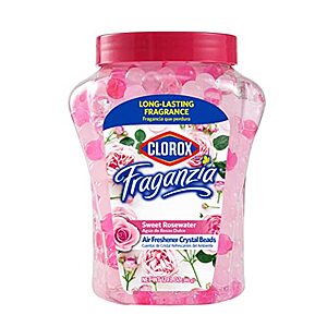 12-Ounce Clorox Fraganzia Crystal Beads Air Freshener (Sweet Rosewater) $1.26 w/ S&S + Free Shipping w/ Prime or on $35+