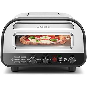 $199.99* | Chefman 12" Indoor Electric Pizza Oven (Stainless Steel) at Amazon