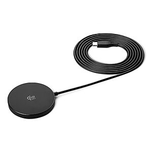 Amazon Basics 25W Qi2.2 Certified Wireless Charging Pad, Black $10.46 + Free S&H w/ Prime or $35+