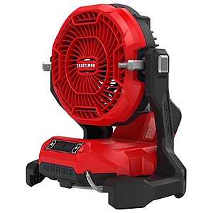 CRAFTSMAN V20 15 in. H X 8 in. D 3 speed Misting Fan + Free CRAFTSMAN V20 4 Ah Lithium-Ion Battery and Charger $79
