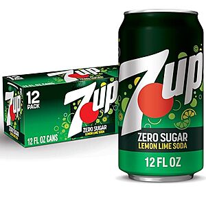 [SnS, AC] $14.74 | 3 × 12-Pk 12-Oz 7-Up Zero Sugar Lemon Lime Soda ($4.91 each) at Amazon