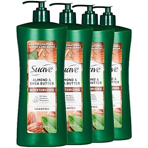 4-Pack 28-Oz Suave Professionals Moisturizing Shampoo (Almond and Shea Butter) $11.76 + Free Shipping w/ Prime or on orders over $35
