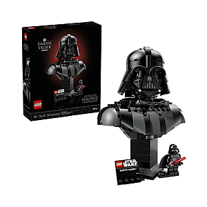 Star Wars Darth Vader Bust 75439 Building Set, 349 Pieces $34.99