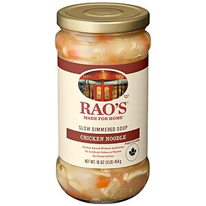 Rao’s Made For Home Chicken Noodle Soup, 16 oz~$3.17 After Coupon & S&S @ Amazon