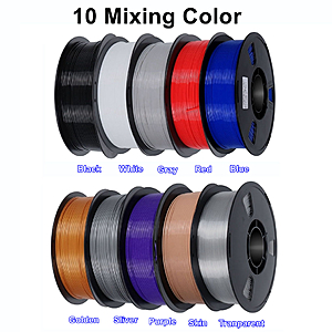 Nexaforge 5kg Mix color PETG Filament Color Mixing 5 Rolls 1KG 1.75mm ±0.02mm Bundle $38.87 + Free Shipping