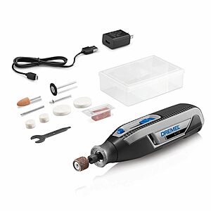 $49.99: Dremel Lite 7760 N/10 4V Cordless Rotary Tool Kit, Variable Speed, USB Charging