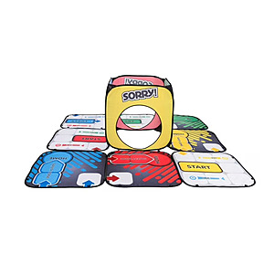Really Big Hasbro's Game of Sorry Twist and Fold Play Tent For Indoor or Outdoor $14.99 + FS