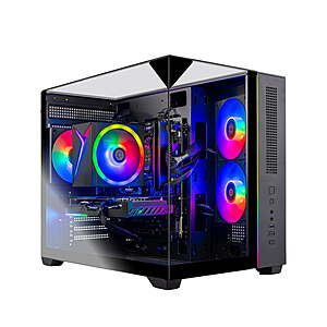 Skytech Crystal Gaming PC: Ryzen 7 7700, RX 9060 (8GB), 32GB DDR5-6000, 1TB SSD, 650W $1199