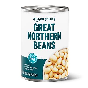 75c S&S (or 4 for $2.59) Amazon Grocery, Canned Great Northern Beans, 15.5 Oz