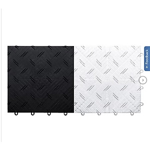 MotoFloor Modular Garage Flooring Tiles 48 Sq Ft per Box 1' x 1' Tiles $99.99 Various Colors free shipping Costco.com