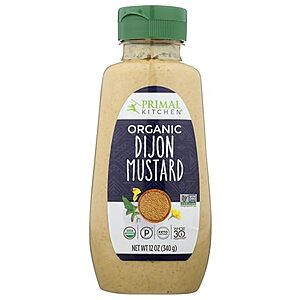 12-Ounce Primal Kitchen Organic Dijon Mustard $2.89 + Free Shipping w/ Prime or on $35+
