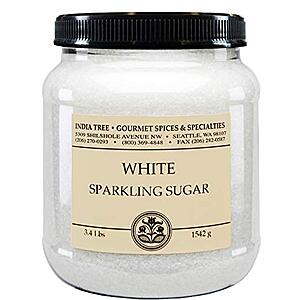 [NEW, SnS] $23.81 | 54.4-Oz India Tree White Sparkling Sugar at Amazon