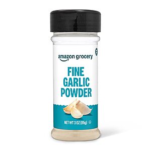 Amazon Grocery, Fine Garlic Powder, 3 Oz~$0.95 With S&S @ Amazon~Buy 4 & Save More!