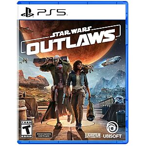 Star Wars Outlaws Standard Edition (PlayStation 5, Xbox Series X) - $9.99 @ Best Buy