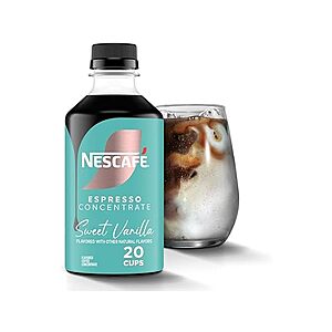 6 Pack of 10-Oz Nescafe Espresso Concentrate (Sweet Vanilla) $21.99