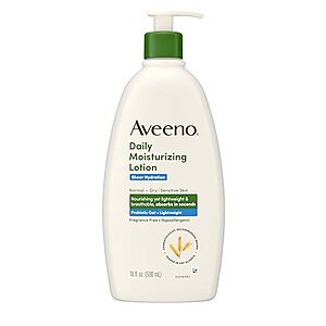 [SnS, AC] $3* | 18-Oz Aveeno Sheer Hydration Daily Moisturizing Lotion at Amazon