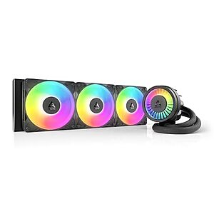 $76.99* | ARCTIC Liquid Freezer III Pro 360 A-RGB AIO CPU Cooler (Black) at Amazon