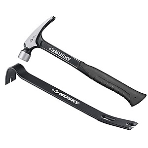 Select Stores: Husky 20-oz. Steel Rip Hammer + 15" Wrecking Bar $13.50 + Free Store Pickup at Home Depot