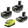 RYOBI ONE+ 18V Lithium-Ion High Performance Starter Kit w/ 2.0Ah Battery, (2) 4.0Ah Batteries & Charger + 1 Select Tool $179 + Free Shipping