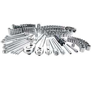 $100 ACE HDWR PICK UP Craftsman 1/4, 3/8 and 1/2 in. drive Metric and SAE 6 and 12 Point Mechanic's Tool Set 135 pc