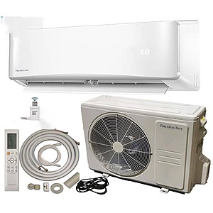 $1020.64 HOME DEPOT Ductless Air 18000 BTU 1.5-Ton 23.7 SEER2 230v Wi-Fi Enabled Mini Split Heat Pump System