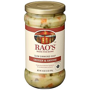 [SnS, AC] $2.90* | 16oz Rao's Made for Home Slow Simmered Soup Jar (Chicken & Gnocchi) at Amazon