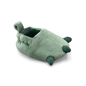 Carter's Child of Mine Baby Infant Slippers, Newborn, Green Dino or Pink Bear - $3