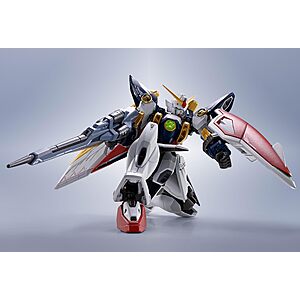 $145.22: TAMASHII NATIONS - Mobile Suit Gundam Wing - Wing Gundam Metal Robot Spirits Figure at Amazon